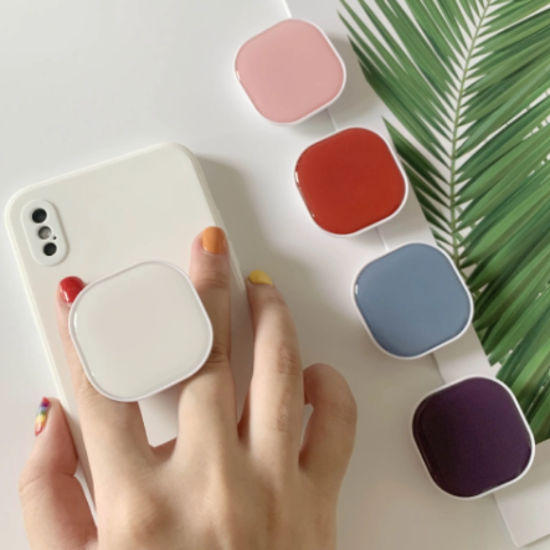Phone Accessories Vending Machine - น่ารักสแควร์ Popping ซ็อกเก็ต Grip ผู้ถือโทรศัพท์ผู้ถือแหวนนิ้วมือ Griptok