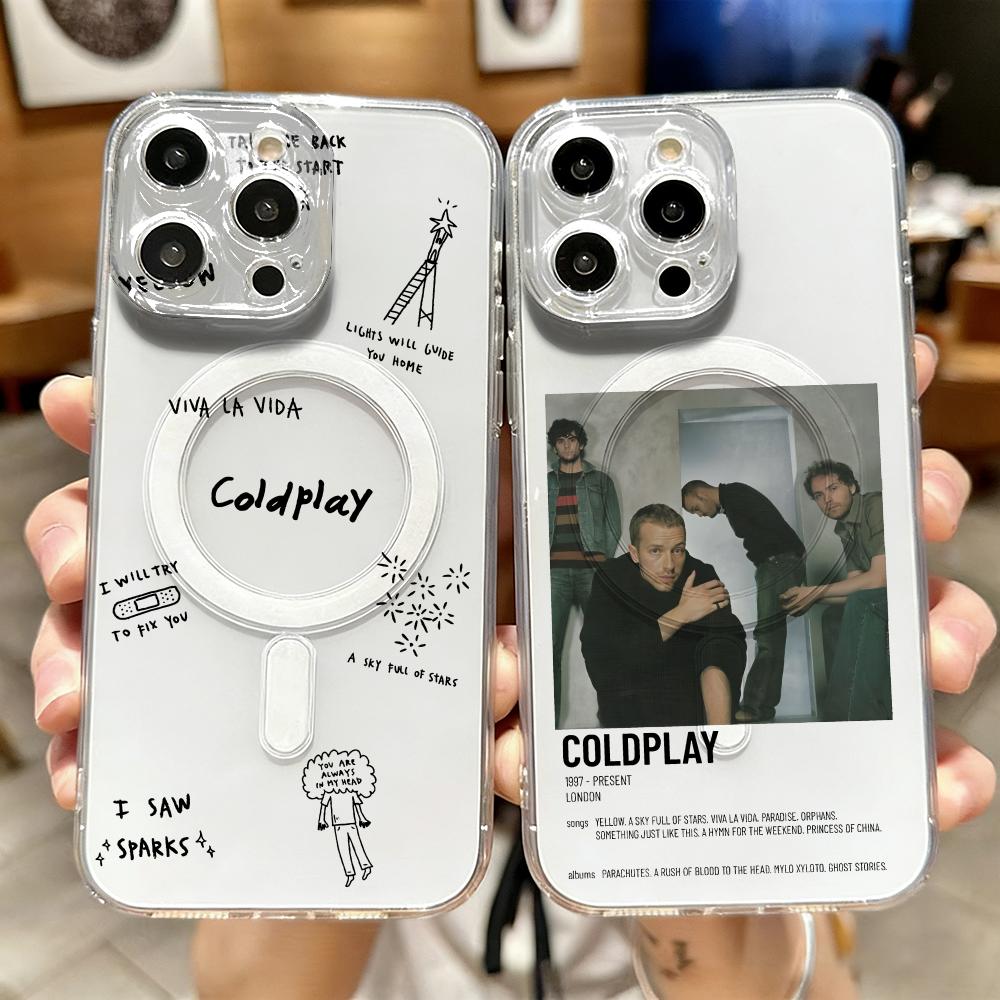 Magnetic Phone Case - เคสโทรศัพท์ C-Coldplay Rapper Cool สำหรับ iPhone