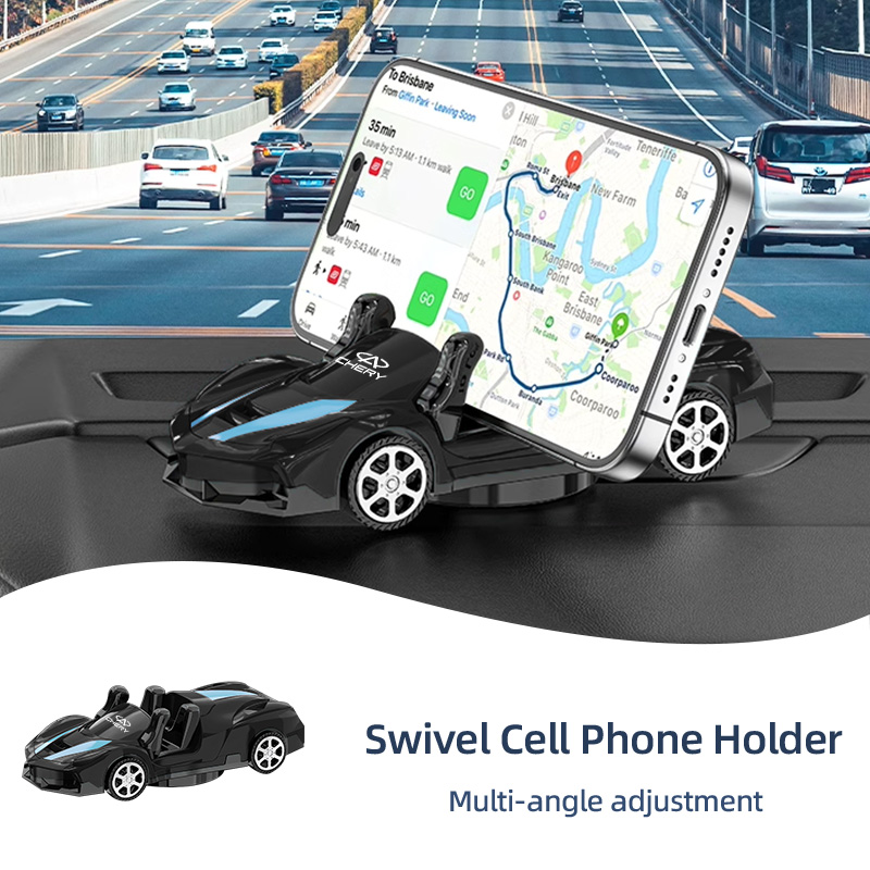 Qq Phone Accessories - ที่ยึดโทรศัพท์ในรถยนต์แบบยึดติดด้วยแรงโน้มถ่วง อุปกรณ์เสริมสำหรับติดตั้ง GPS สำหรับรถยนต์ Chery Tiggo