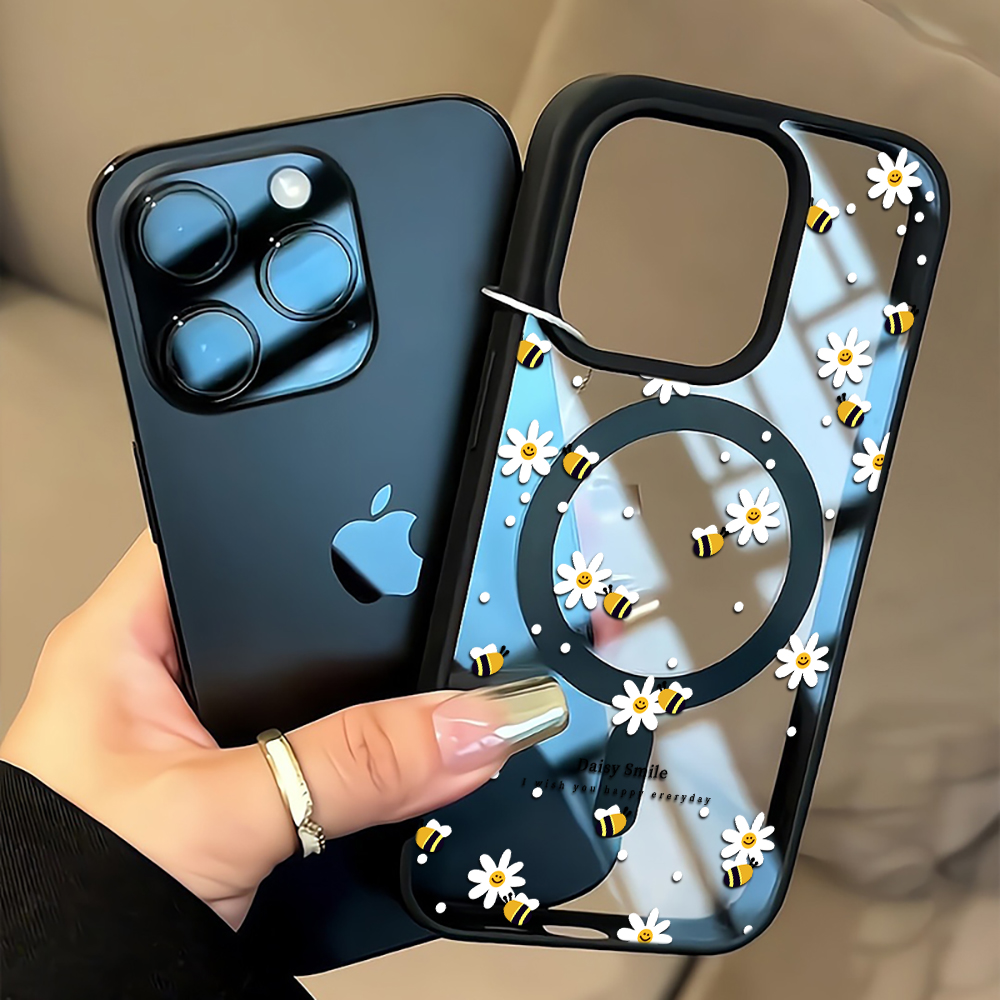 เคสโทรศัพท์ลายดอกเดซี่สดใส สำห - Magnetic Phone Case บทวิจารณ์และราคา