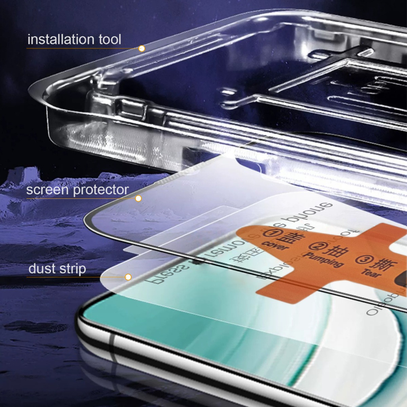 2PCS ฟิล์มกระจกนิรภัยโปร่งใสสำ - Phone Accessories Online Store บทวิจารณ์และราคา