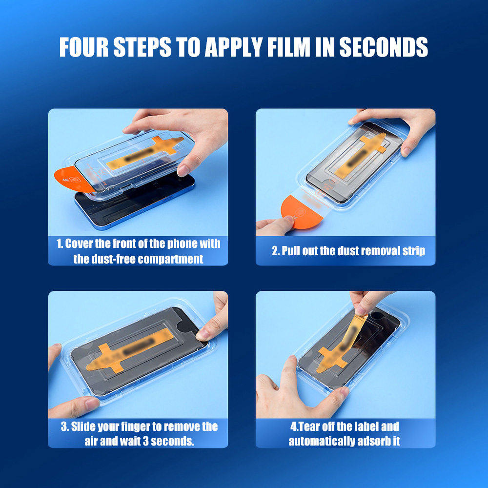 3PCS ฟิล์มกระจกนิรภัยป้องกันฝุ - Phone Accessories Online Store บทวิจารณ์และราคา